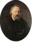 Nikolai Ge Alexander Herzen oil painting artist